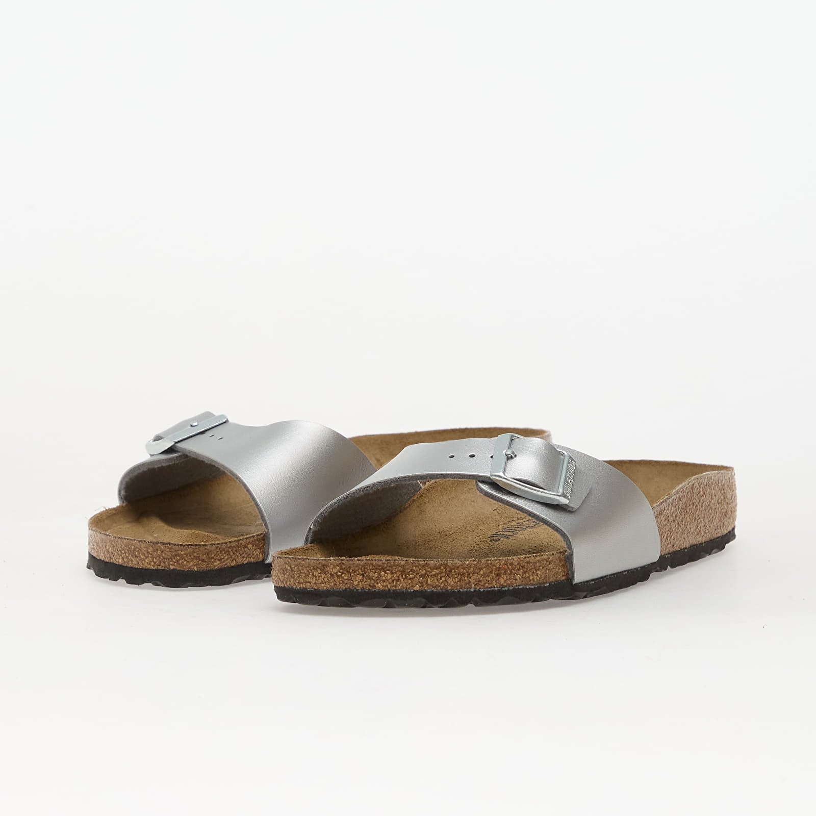 Sapatos de mulher Birkenstock Madrid Birko-Flor Women Silver