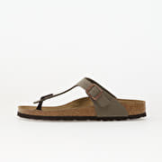 Birkenstock Gizeh Birkibuc Unisex Stone