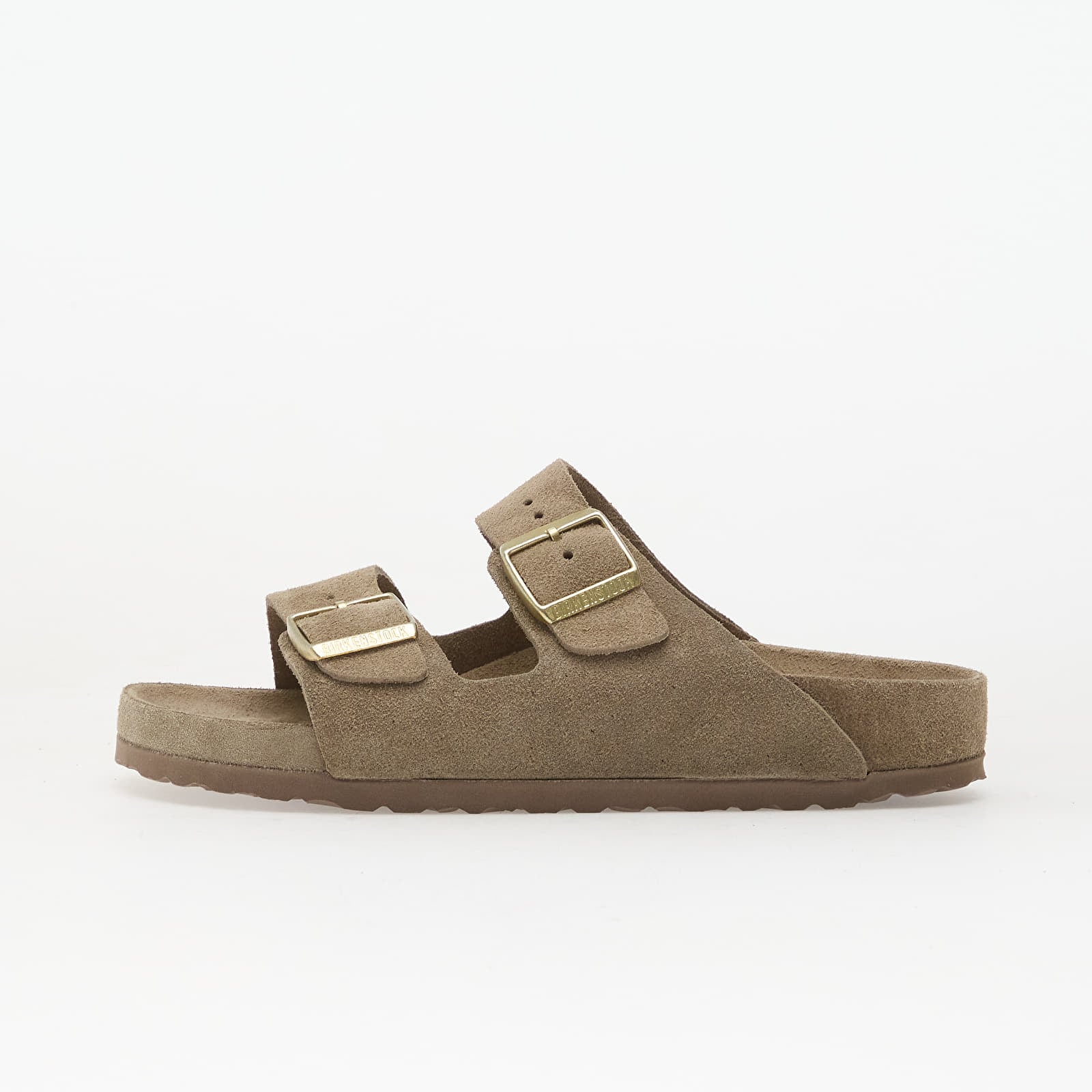 Herren Sneaker und Schuhe Birkenstock Arizona Suede Leather Unisex Allover Taupe