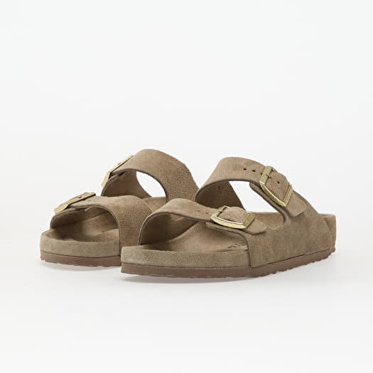 Birkenstock Arizona Suede Leather Unisex Allover Taupe | Footshop
