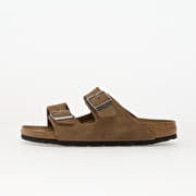 Birkenstock Arizona Soft Footbed Suede Leather Unisex Dark Tea Tonal