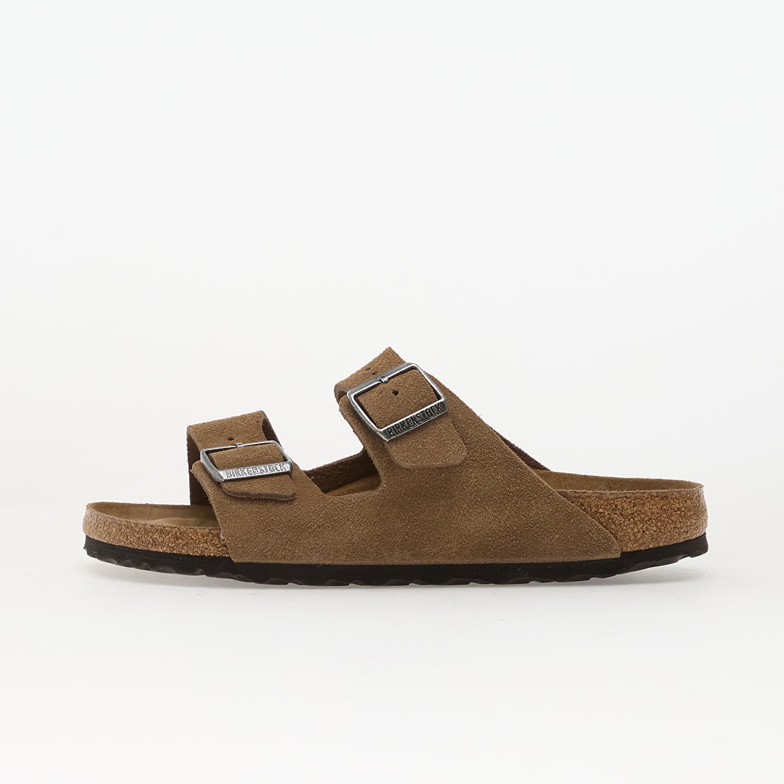 Pánské tenisky a boty Birkenstock Arizona Soft Footbed Suede Leather Unisex Dark Tea Tonal