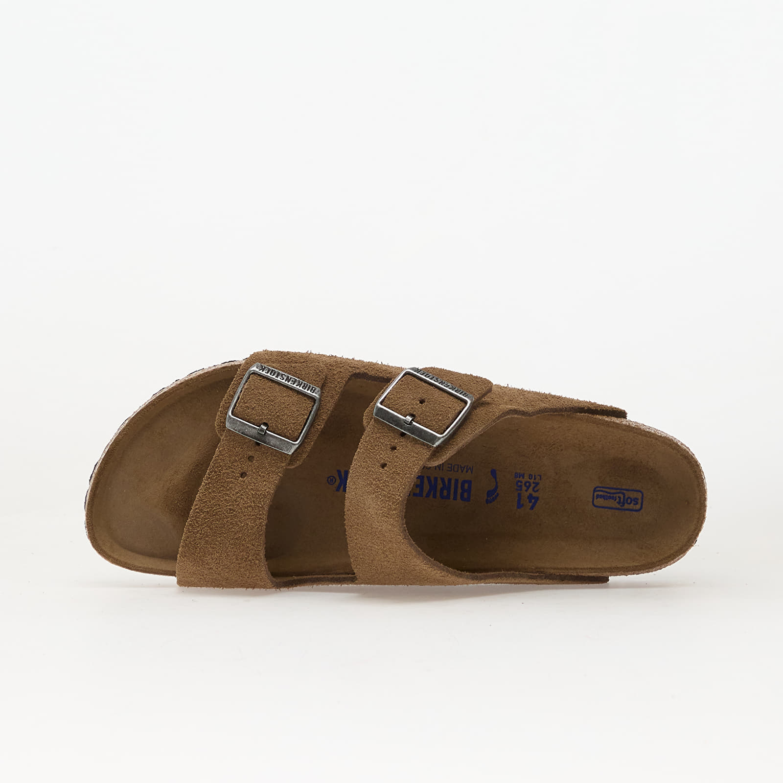 Pánské tenisky a boty Birkenstock Arizona Soft Footbed Suede Leather Unisex Dark Tea Tonal