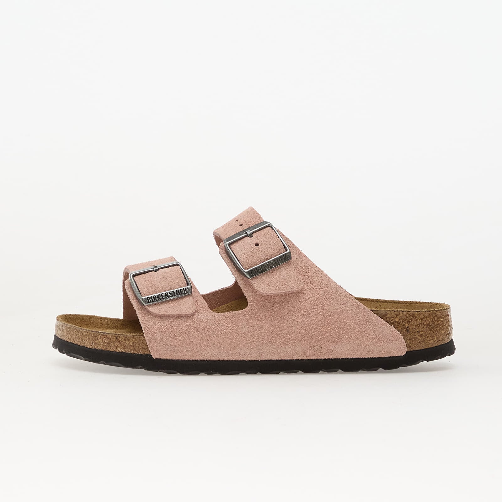 Herren Sneaker und Schuhe Birkenstock Arizona Suede Leather Unisex Pink Clay