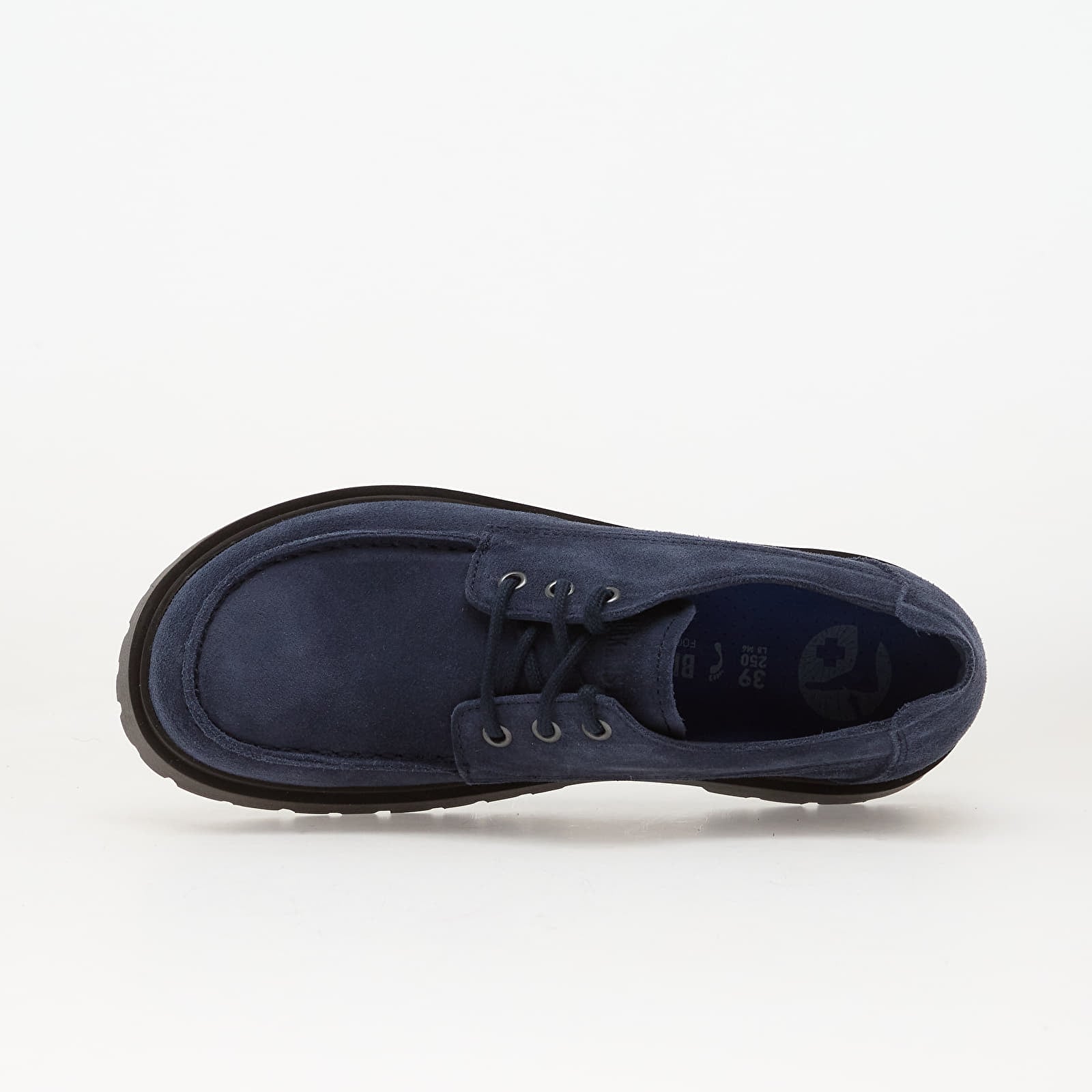 Men's shoes Birkenstock Highwood Moc Lace Low Suede Leather New Navy