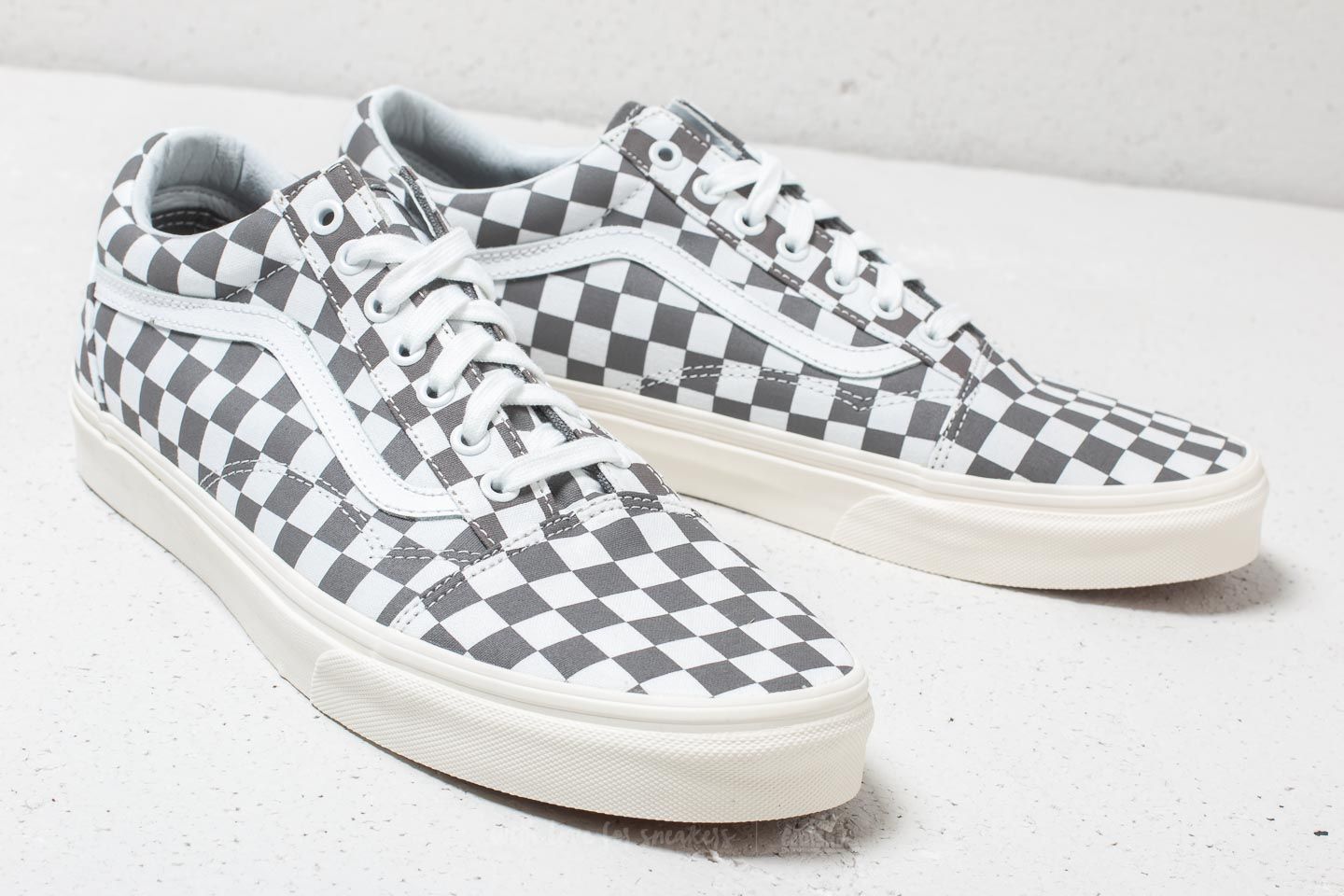Vans old skool checkerboard marshmallow discount
