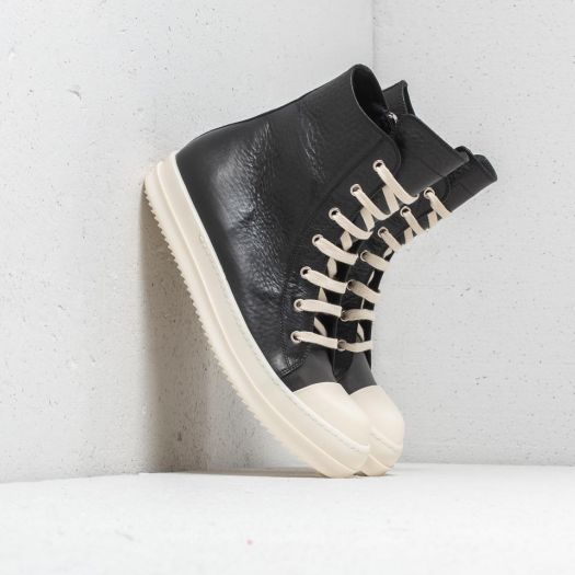 【関税＆送料込み】Rick Owens Sneakers Black-Milk Rick Owens Low Sneakers in Black & Milk | FWRD