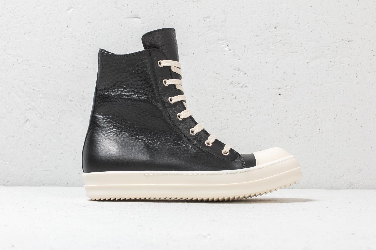 Férfi cipők Rick Owens Sneakers Black/ Milk