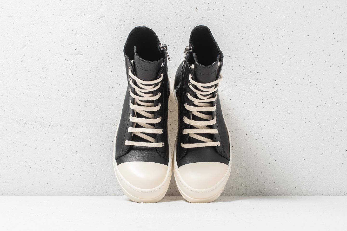 Férfi cipők Rick Owens Sneakers Black/ Milk