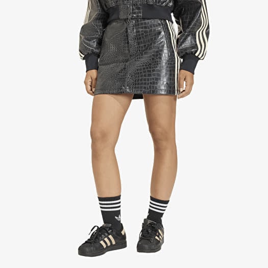 Hame adidas Pleather Skirt Black