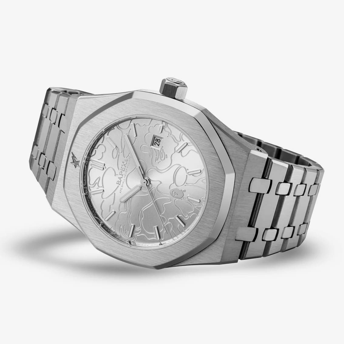 Ρολόγια A BATHING APE Type 9 Bapex 1 M Silver