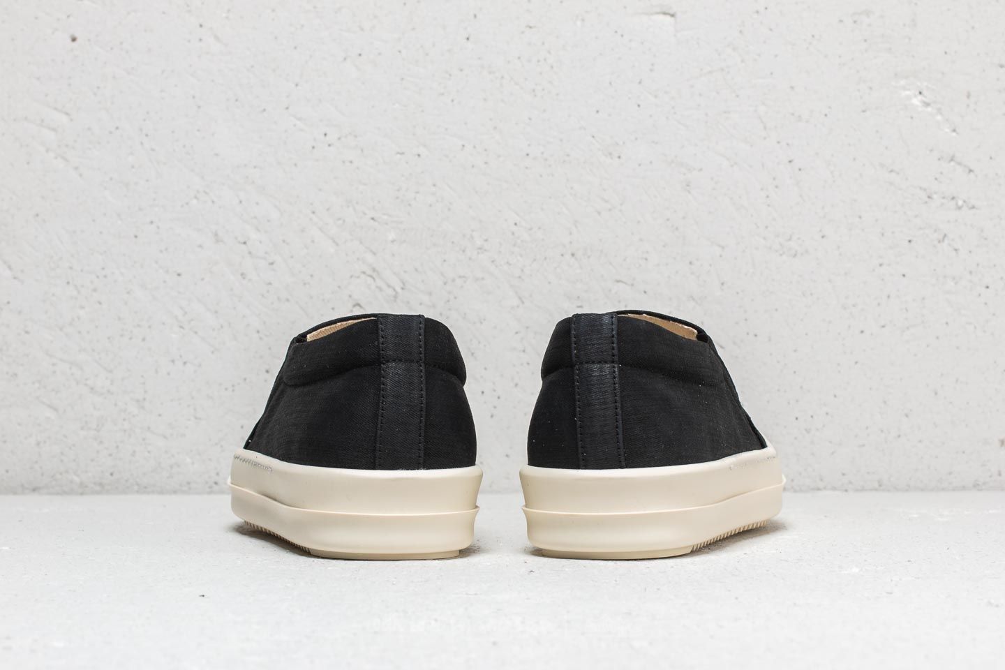 Herren Sneaker und Schuhe Rick Owens DRKSHDW Boat Sneaks Black/ Black/ Milk