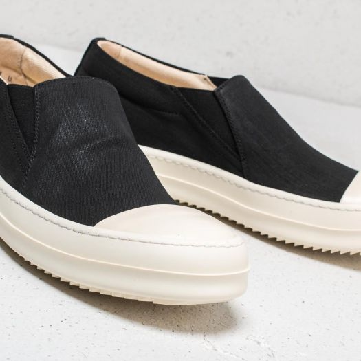 Men's shoes Rick Owens DRKSHDW Boat Sneaks Black/ Black/ Milk