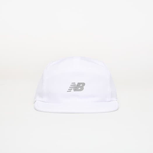 New Balance 5 Panel Performance Hat V2 White