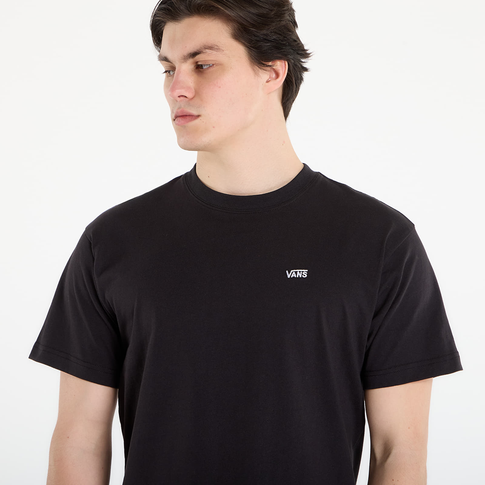 Camisetas de hombre Vans Left Chest II Loose SS T-Shirt Black