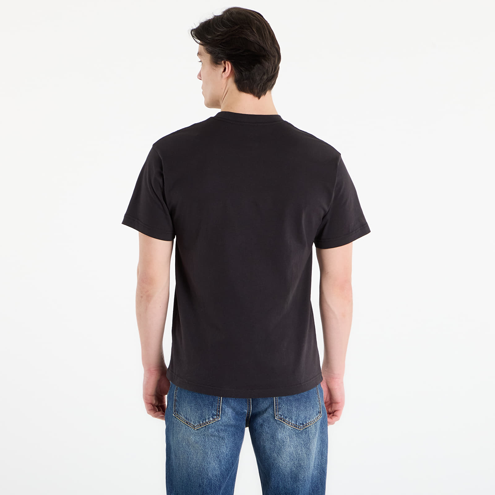Camisetas de hombre Vans Left Chest II Loose SS T-Shirt Black