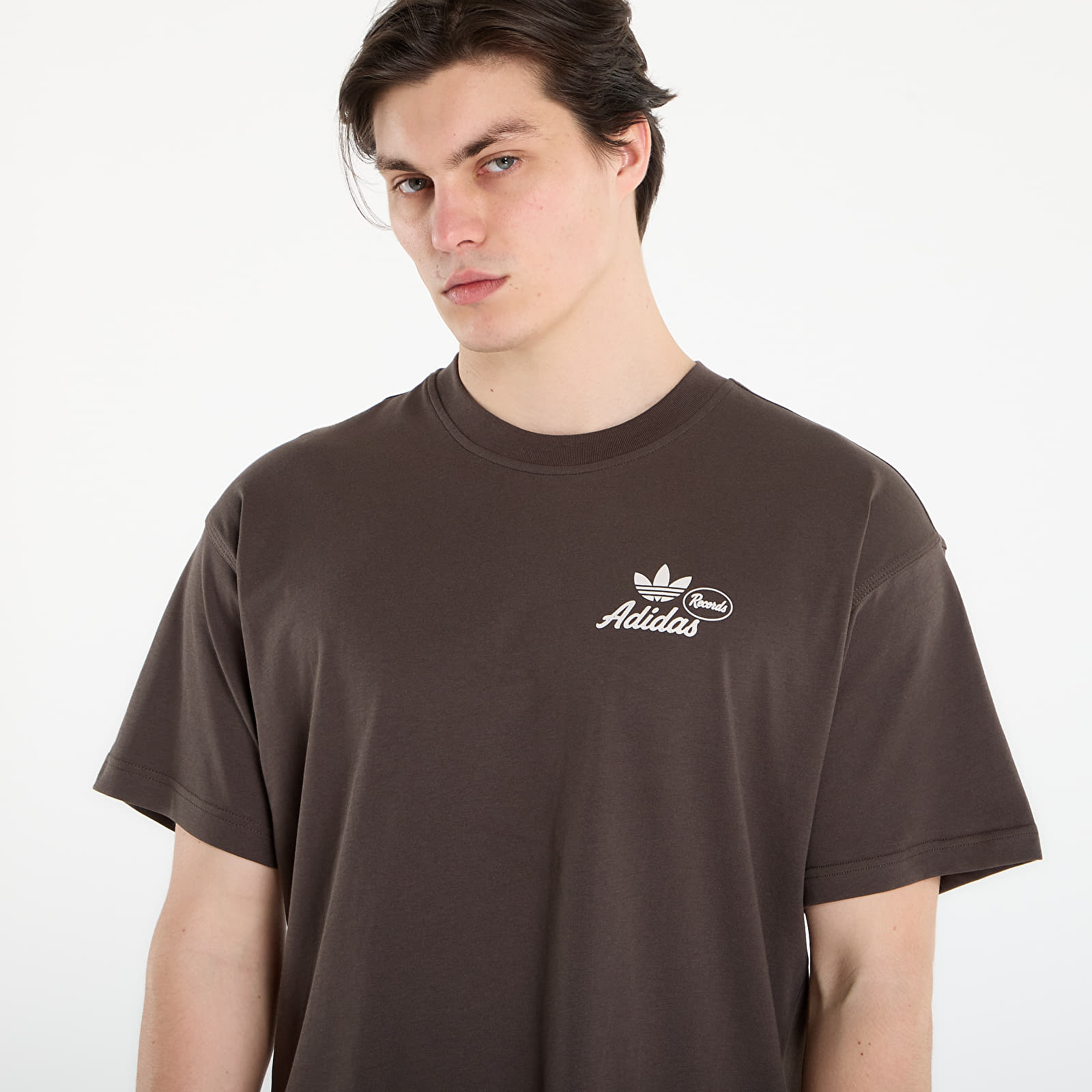 Moške majice  adidas Vintage Records Graphic T-shirt Shadow Olive