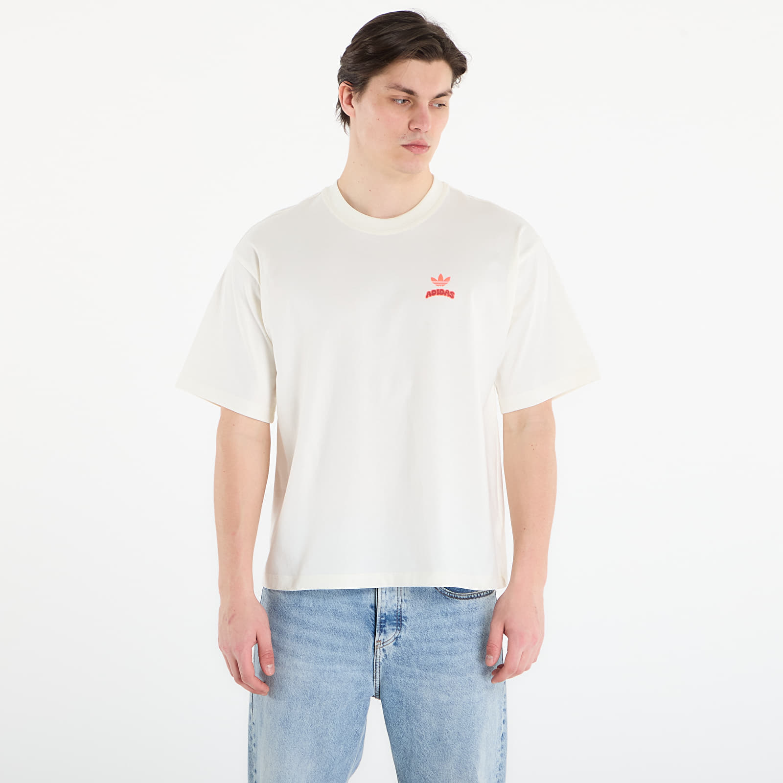 Men's T-shirts adidas Pixelated Burget Character Graphic T-Shirt Off White