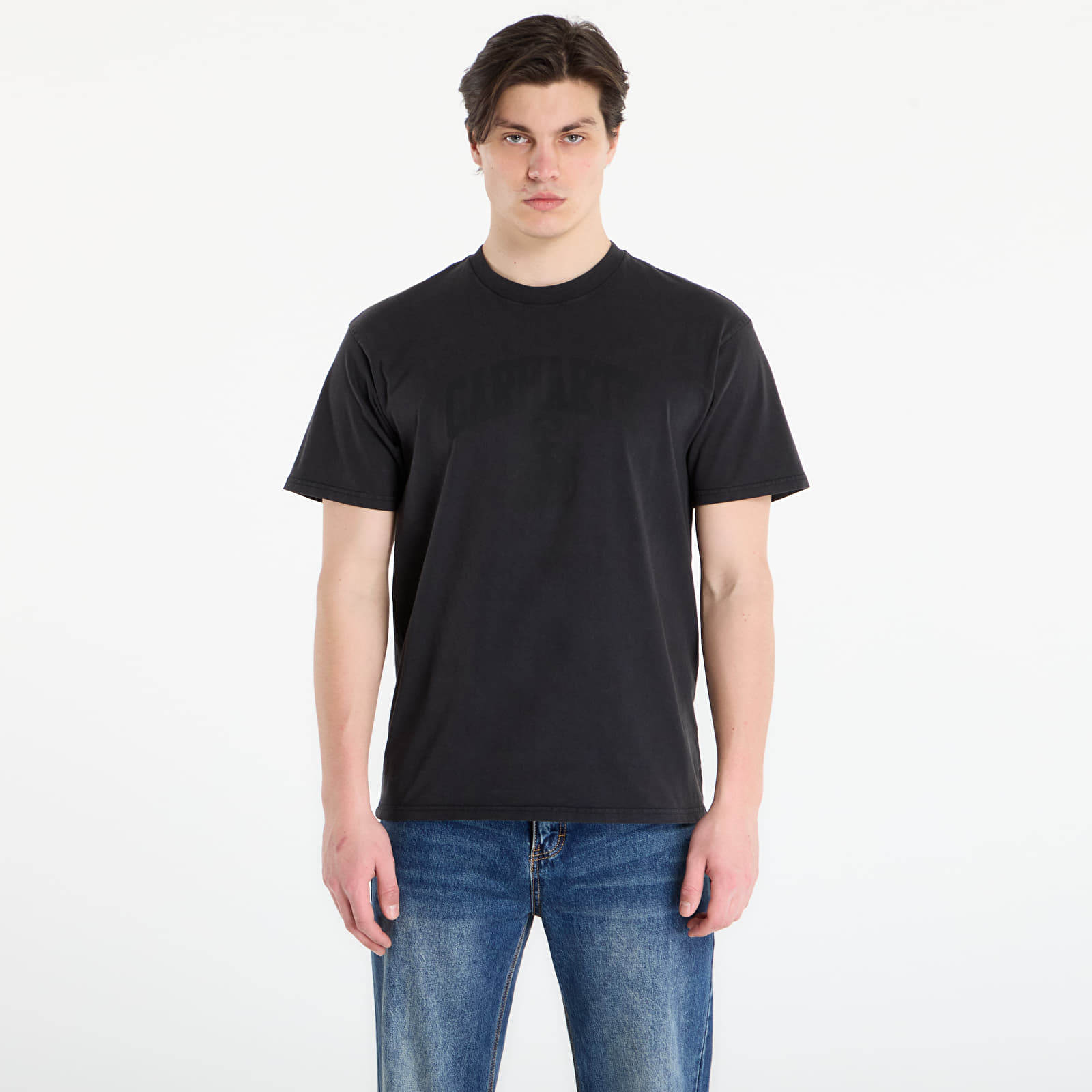 Men's T-shirts Carhartt WIP S/S Faded Pond Corps T-Shirt UNISEX Black