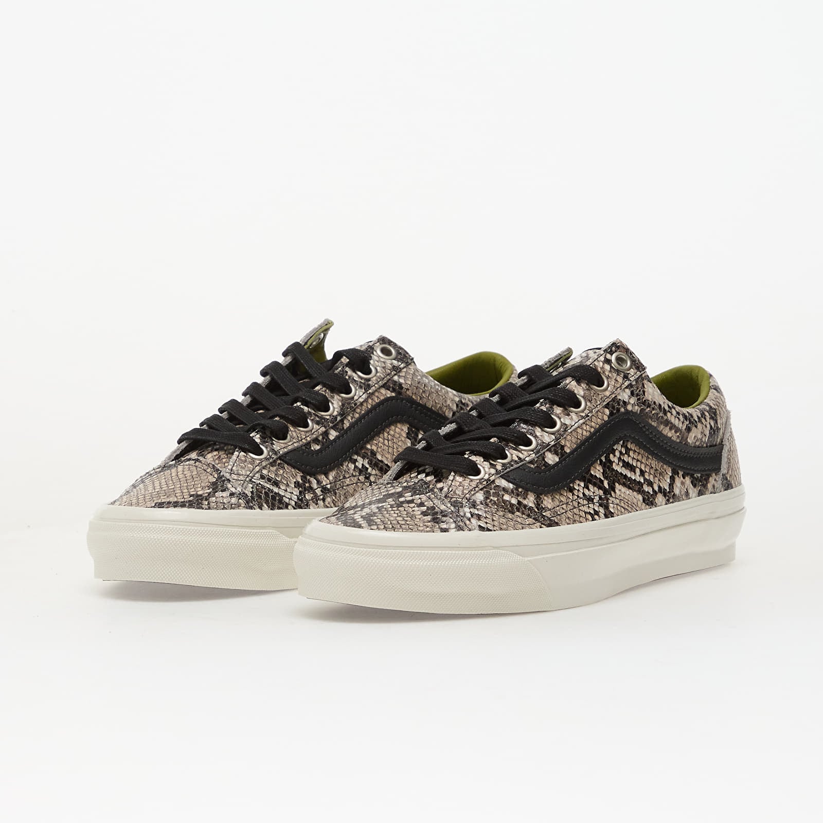 Herren Sneaker und Schuhe Vans LX Old Skool 36 Python Silver