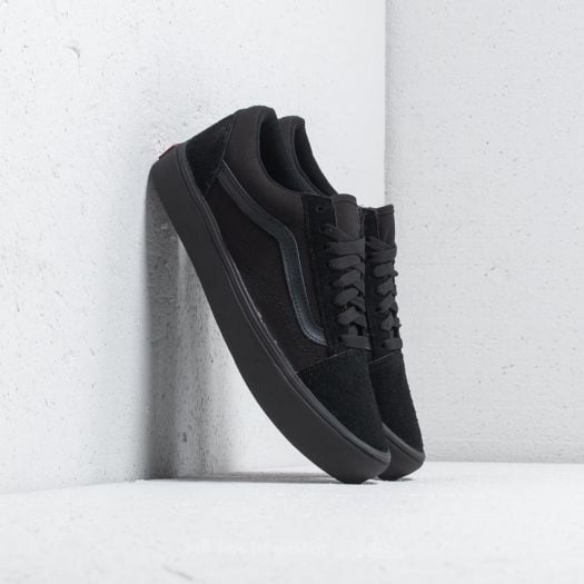 Men s shoes Vans Old Skool Lite Suede Canvas Black Black