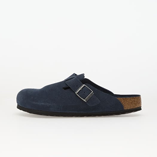 Birkenstock Boston Soft Footbed Suede Leather New Navy Tonal FB