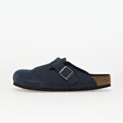 Birkenstock Boston Soft Footbed Suede Leather New Navy Tonal FB
