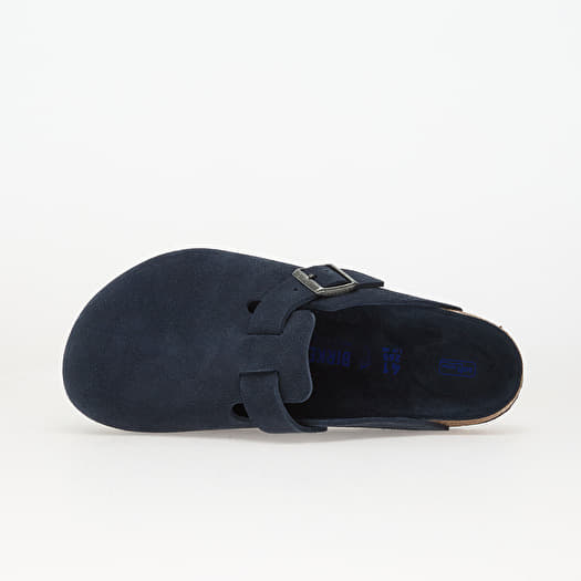 Birkenstock Boston Soft Footbed Suede Leather New Navy Tonal  display picture 1