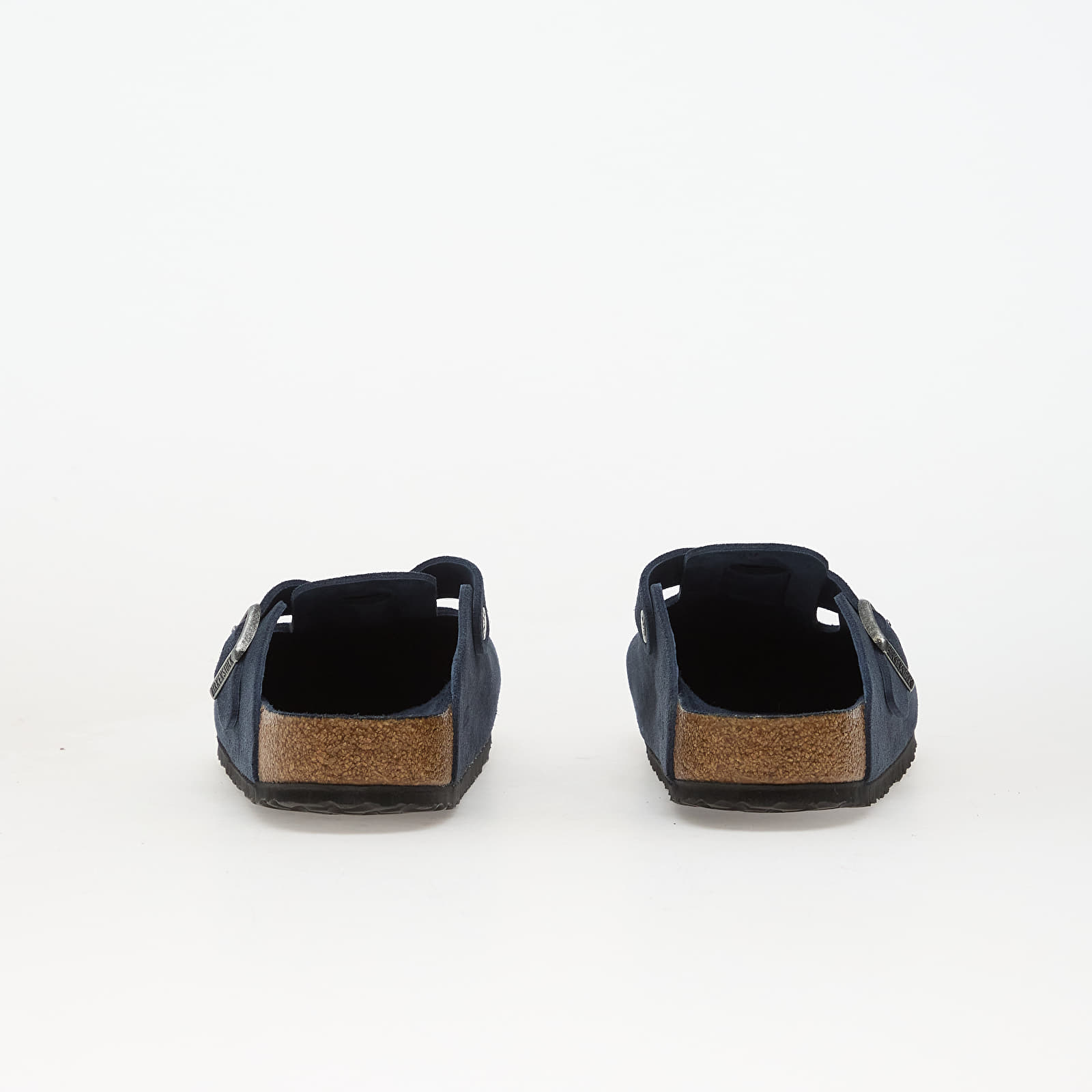 Zapatillas Hombre Birkenstock Boston Soft Footbed Suede Leather New Navy Tonal FB