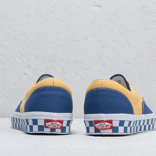 Vans checkerboard sale blue and yellow