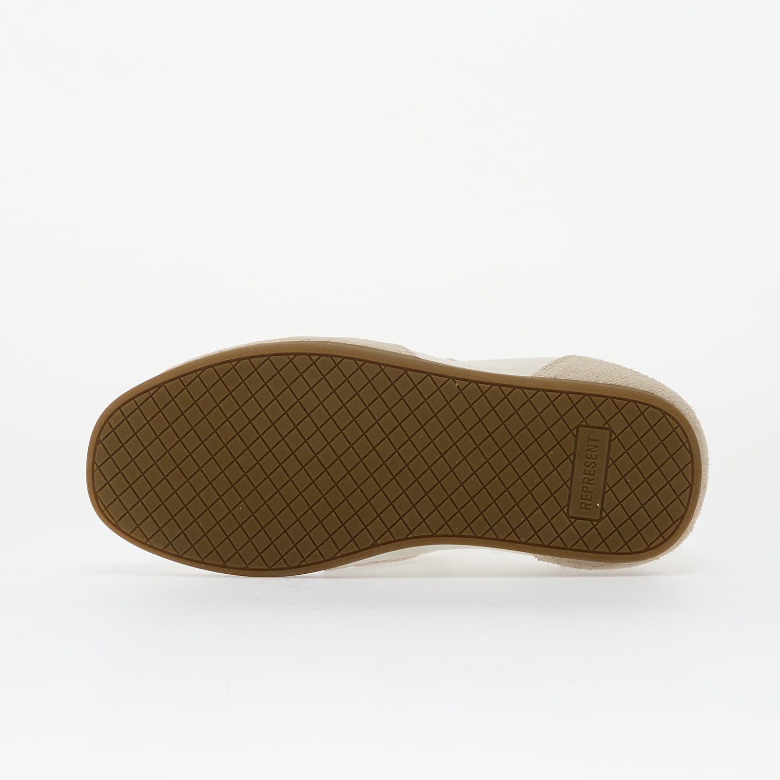 Miesten kengät REPRESENT Low-Pro Leather Suede Flat White/ Grey