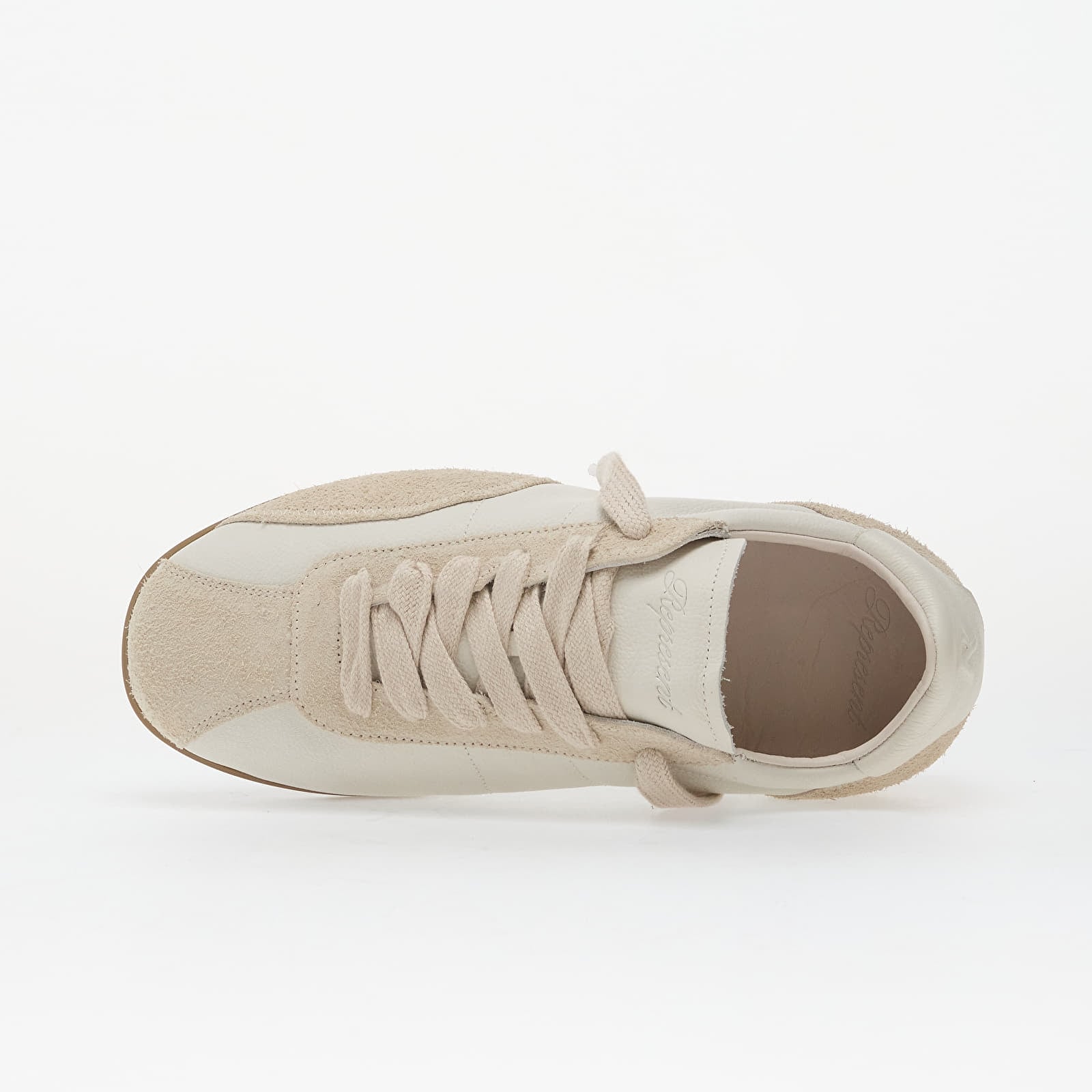 Miesten kengät REPRESENT Low-Pro Leather Suede Flat White/ Grey