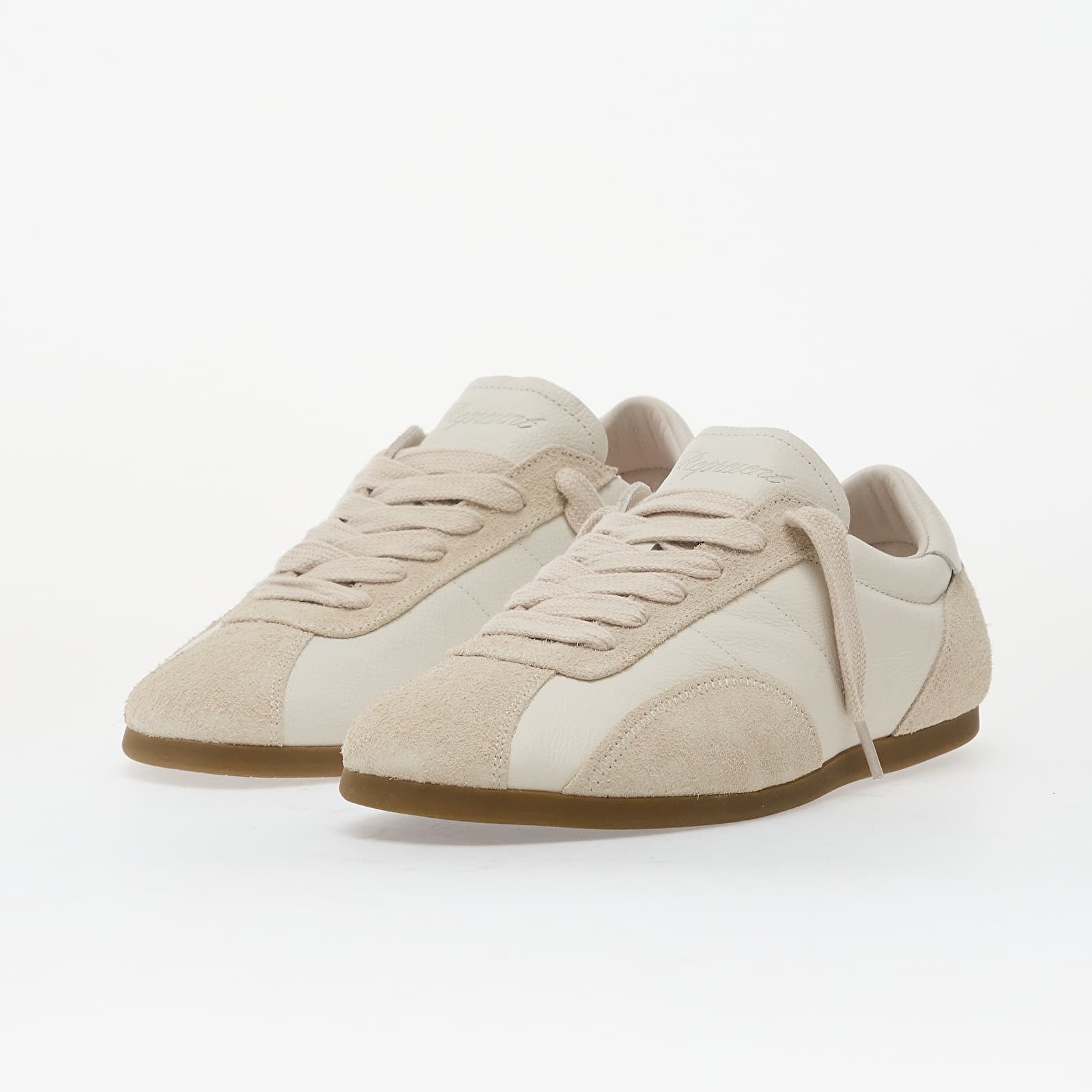 Miesten kengät REPRESENT Low-Pro Leather Suede Flat White/ Grey
