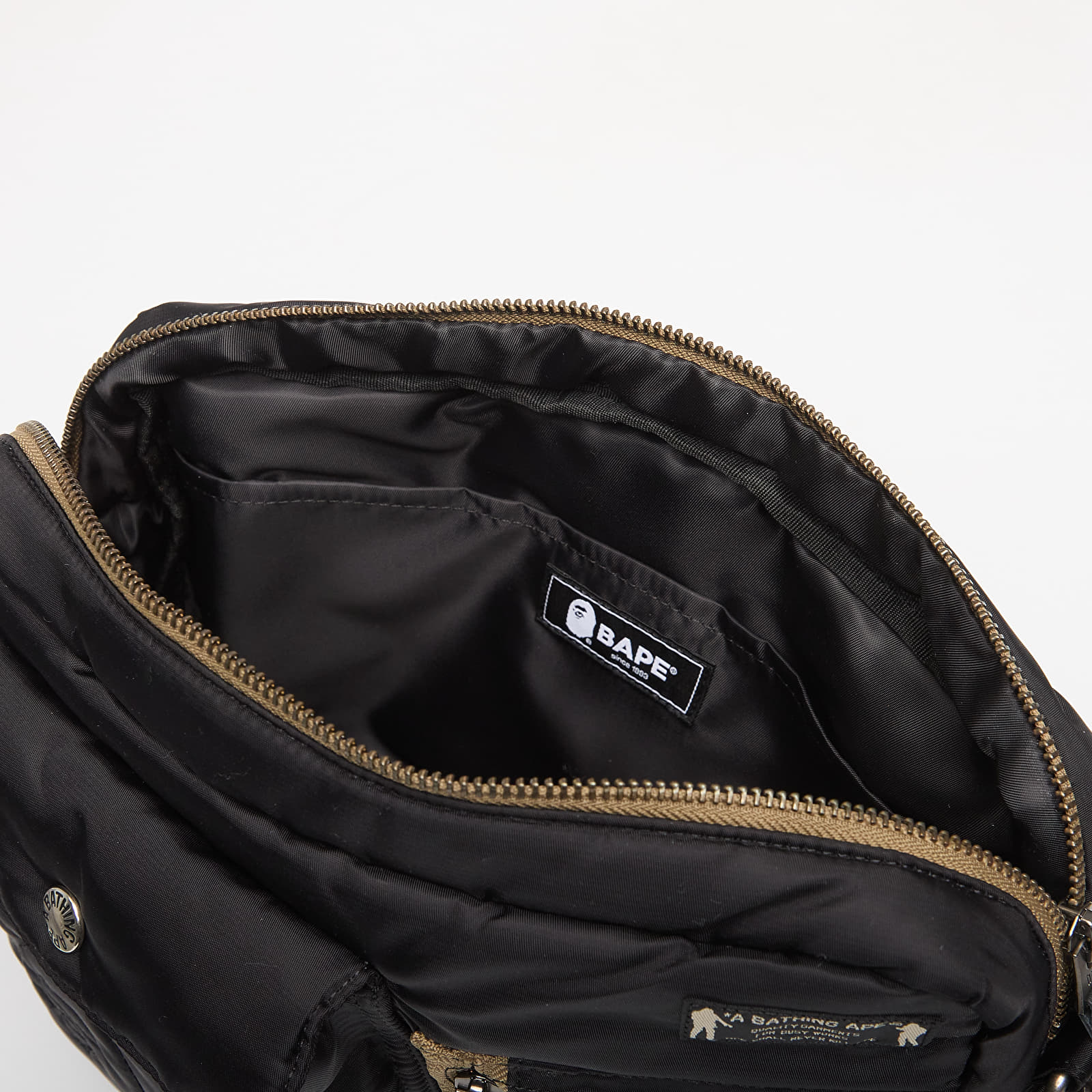 Ristilaukut A BATHING APE Padded Shoulder Bag M Black