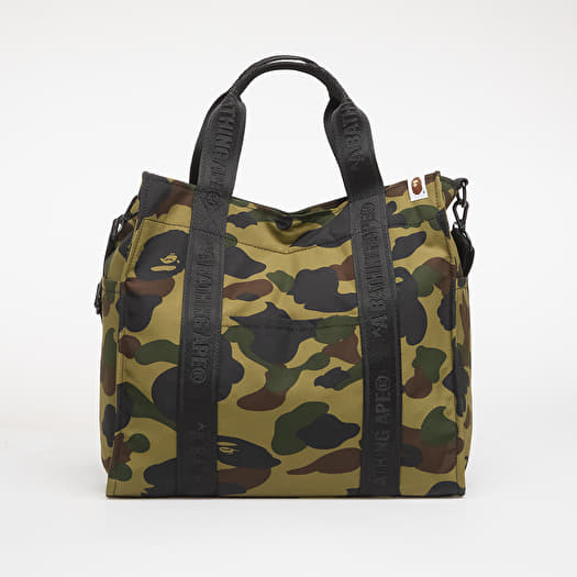 A BATHING APE 1St Camo Sliding Tote Bag M Travel Green | Footshop