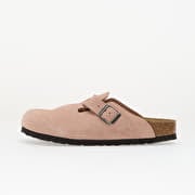 Birkenstock Boston Suede Leather Pink Clay