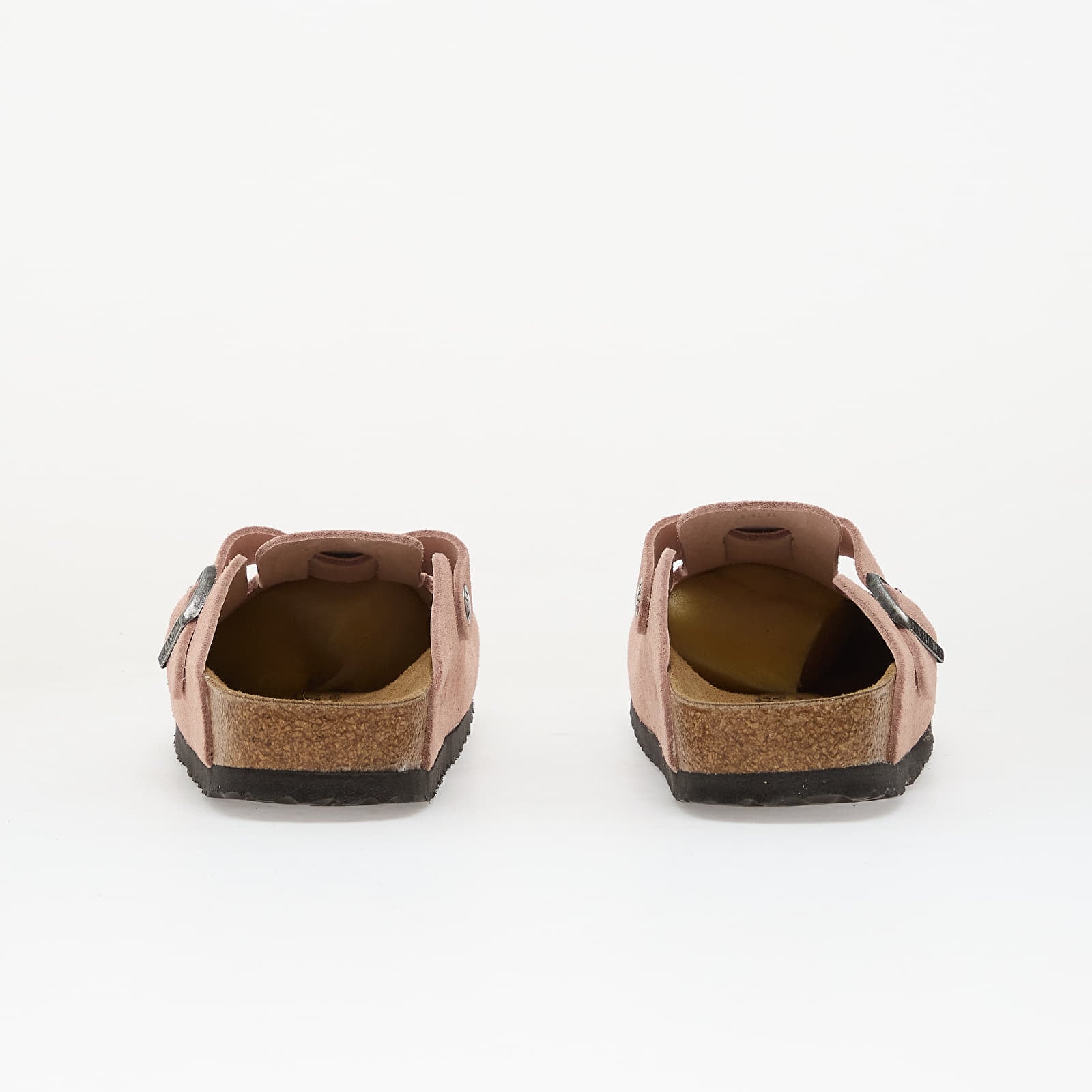 Scarpe uomo Birkenstock Boston Suede Leather Pink Clay