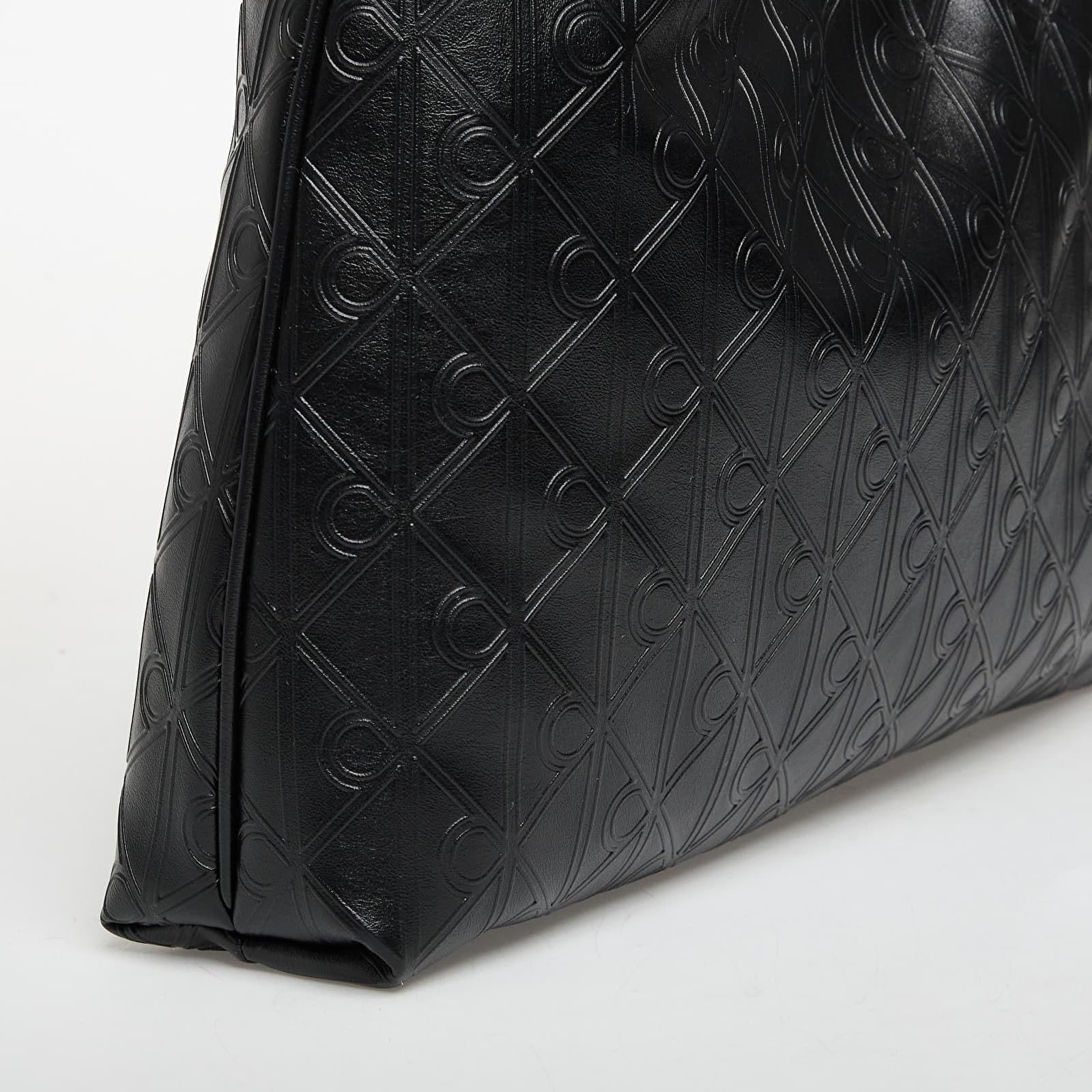 Handtaschen Calvin Klein Emblem Aop Puffer Lg Shoulder Bag Black