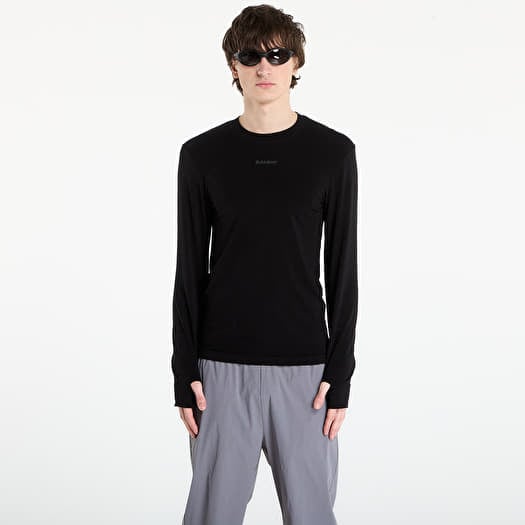 T-Shirt BANDIT Men's Wool Seamless™ Long Sleeve Black