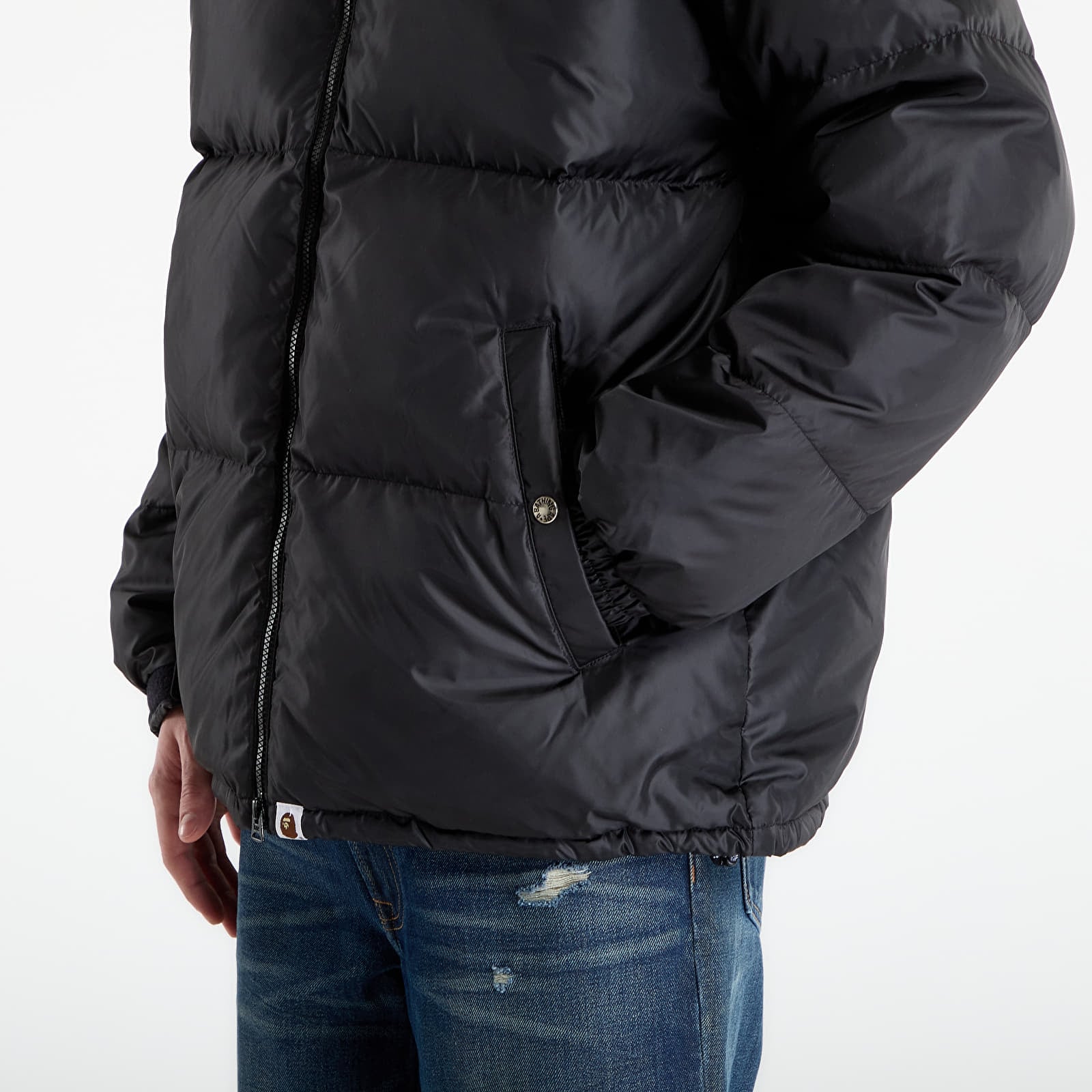Giacche A BATHING APE One Point Relaxed Fit Down Jacket M Black
