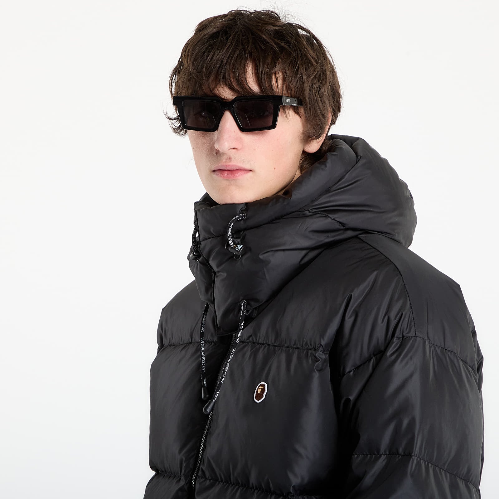 Giacche A BATHING APE One Point Relaxed Fit Down Jacket M Black