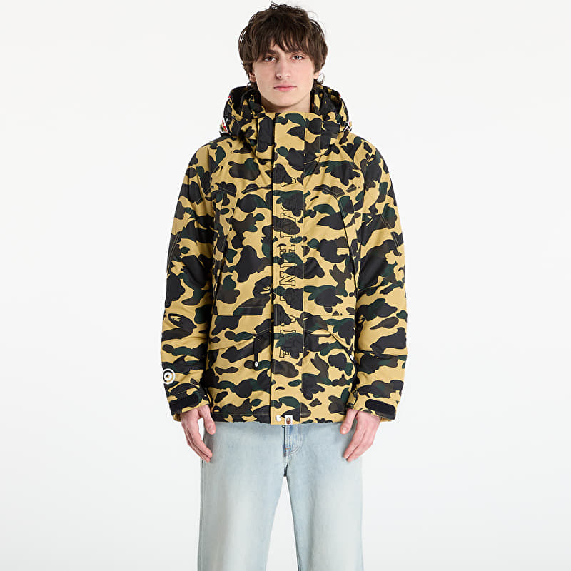 Striukė A BATHING APE 1St Camo Shark Snowboard Jacket M Yellow