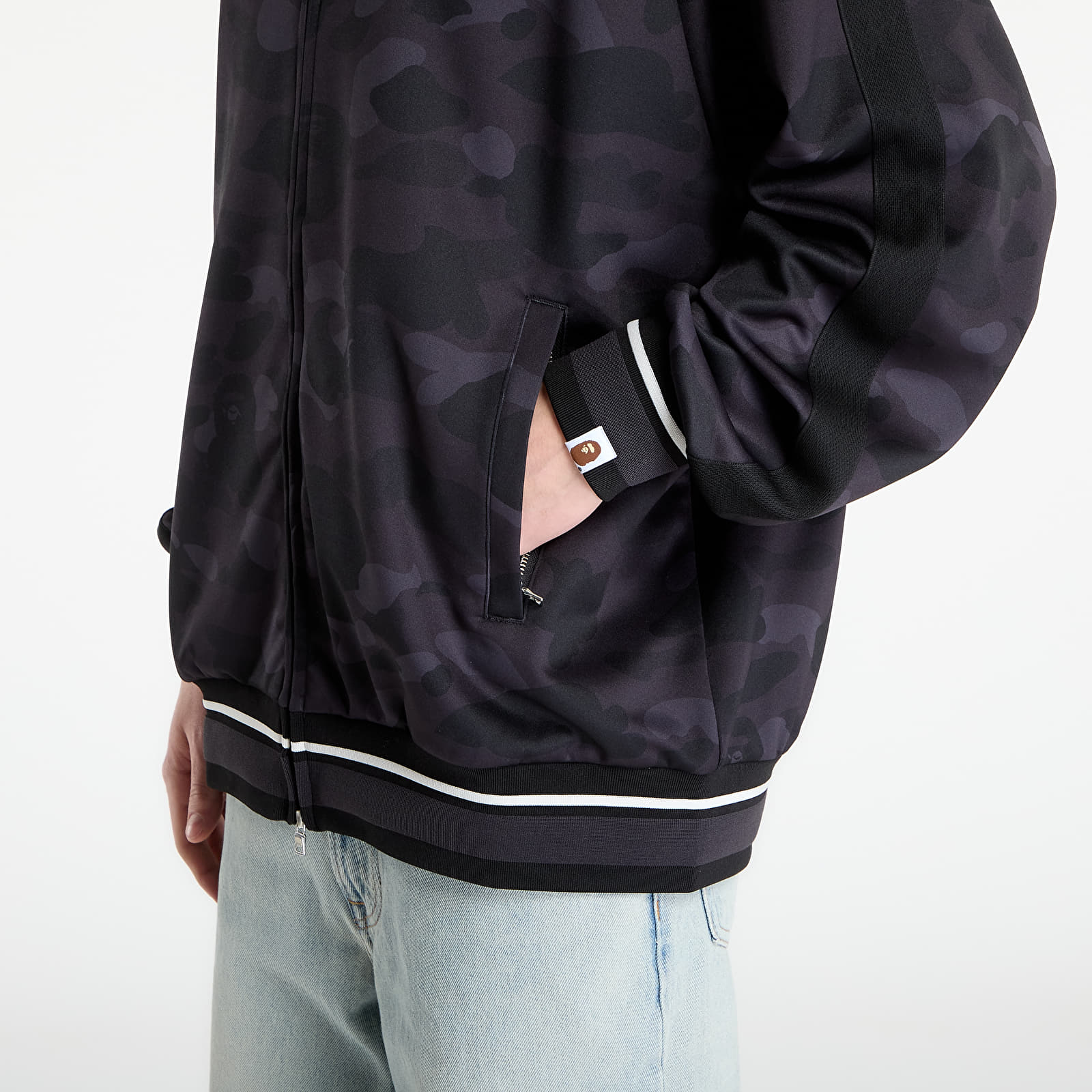 Felpe A BATHING APE Color Camo Shark Relaxed Fit Hoodie Track Jacket M Black