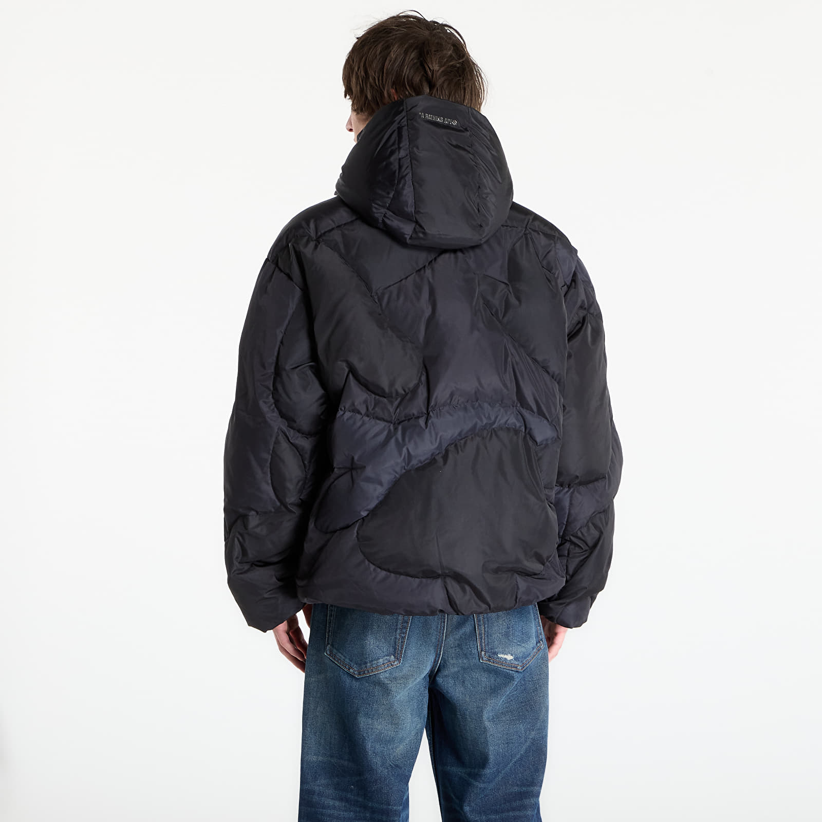 Giacche A BATHING APE Mega Color Camo Quilted Down Jacket M Black