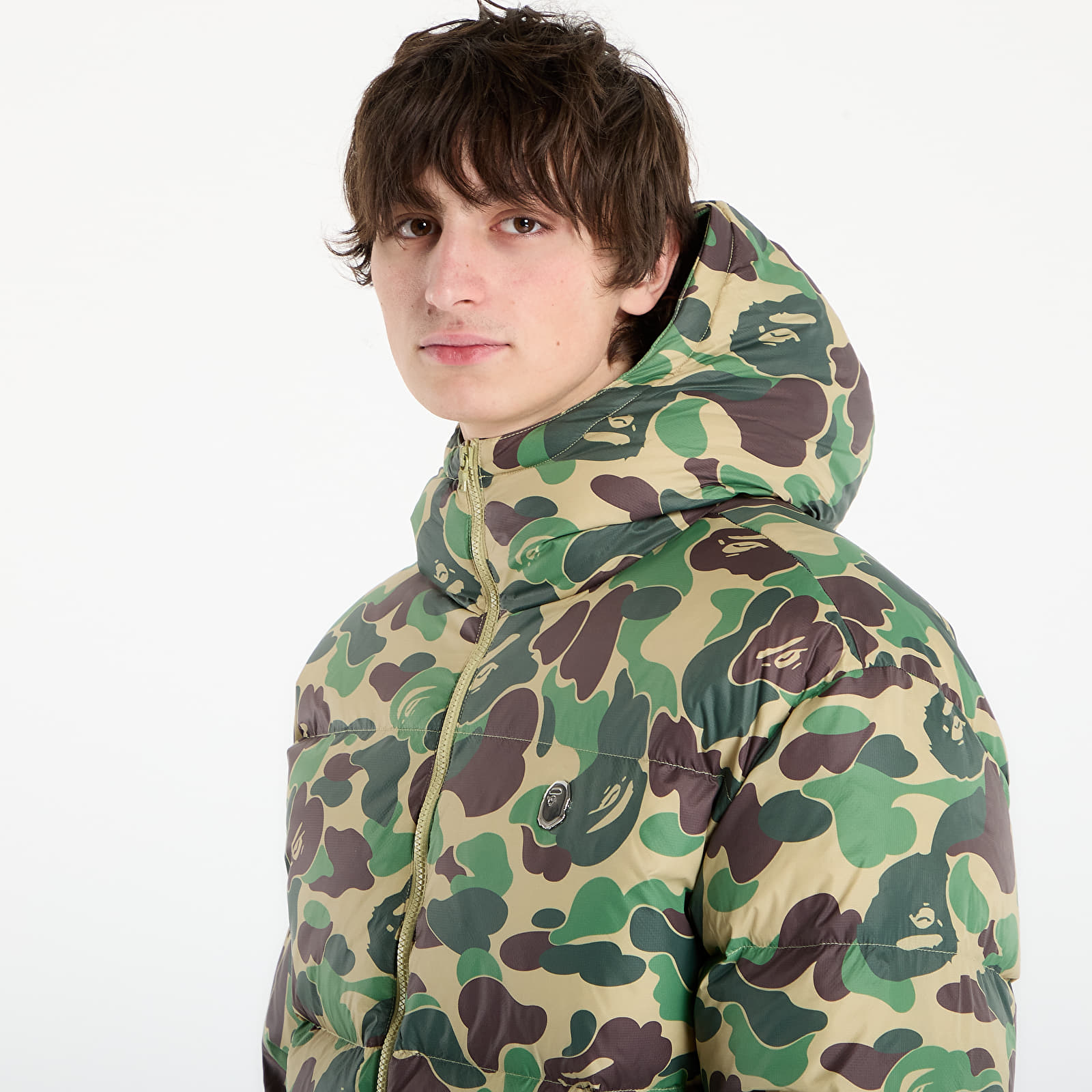 Giacche A BATHING APE Abc Camo Down Jacket M Green
