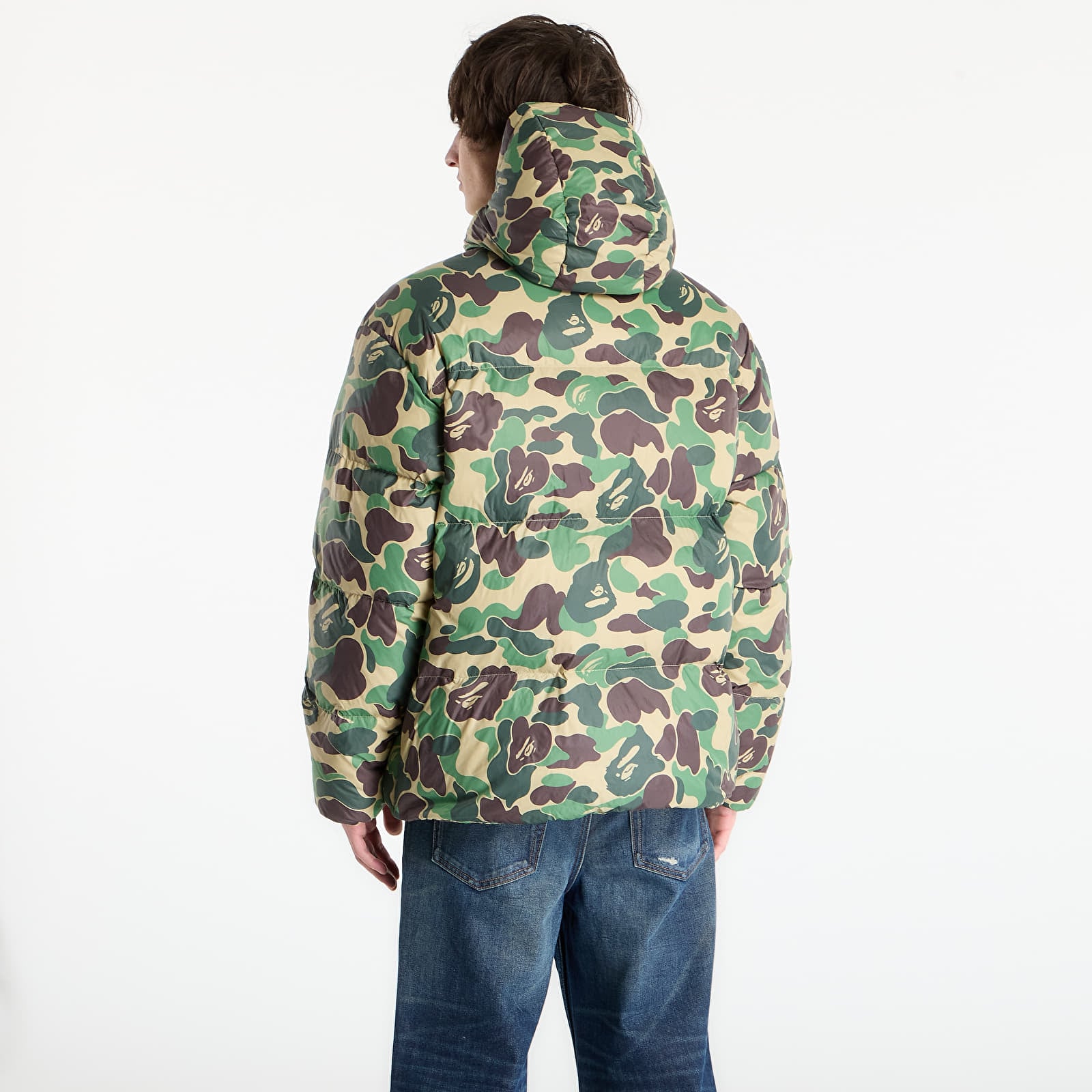 Giacche A BATHING APE Abc Camo Down Jacket M Green