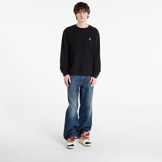 A BATHING APE Ape Head One Point Thermal Lt M Underwear Black