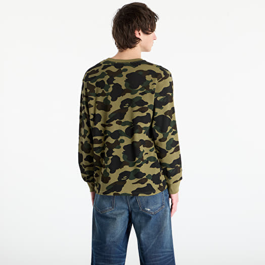 A BATHING APE 1St Camo Thermal Lt M Underwear Green | Footshop