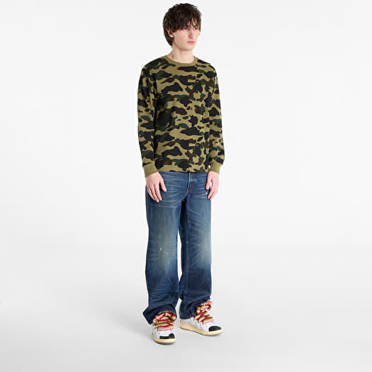 A BATHING APE 1St Camo Thermal Lt M Underwear Green | Footshop