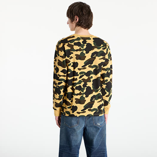 トップス A BATHING APE THERMAL LT UNDERWEAR A BATHING APE 1St Camo Thermal Lt M Underwear Yellow | Footshop